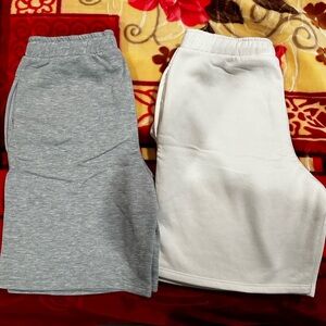 Refuge Athletics Grey and White Shorts